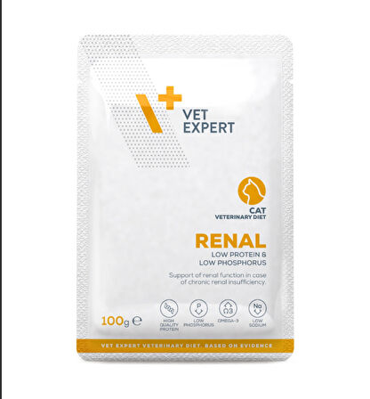 VETEXPERT RENAL KEDİ 100 GR KONSERVE MAMA