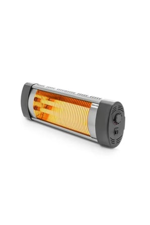 Şamdan Ikiz 3000W Infrared Isıtıcı Siyah Elektrikli Güçlü Panel Isıtıcı