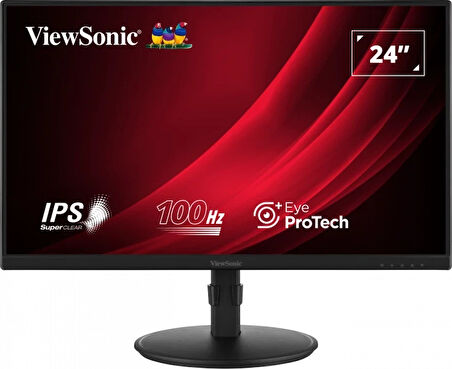 VIEWSONIC VG2408A-MHD WORKPRO MONITOR 23.8INC 5MS 100HZ 1920X1080 FHD TILT SWIVEL PIVOT YUKSEKLIK AYARI