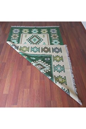 Çift Taraflı Antik Tarz Eşme Desen Kilim Yolluk