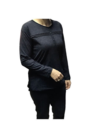 KADIN YÜN VİSKON MEVSİMLİK SADE BLUZ