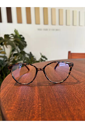 Victoria Leopar Cat Eye Mavi Işık Korumalı Blue Block Gözlük