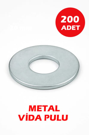 Metal Vida Pulu 200 Adet