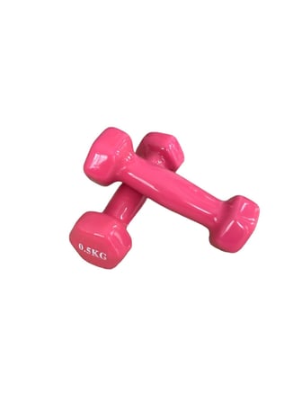 CKSpor 2’li Vinyl Dambıl Seti 0,5 KG x 2 – Evde Fitness & Pilates İçin Vinil Kaplı Demir Dambıl
