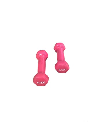 CKSpor 2’li Vinyl Dambıl Seti 0,5 KG x 2 – Evde Fitness & Pilates İçin Vinil Kaplı Demir Dambıl