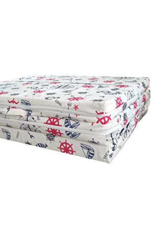Katlanır Yatak Yer Yatağı Sünger Yatak Taşınabilen Tek Kişilik 80x180 Marin-6 Cm