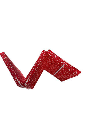 Katlanır Yatak Yer Yatağı Sünger Yatak Taşınabilen Tek Kişilik 80x180 Kırmızı Yıldız 6 Cm