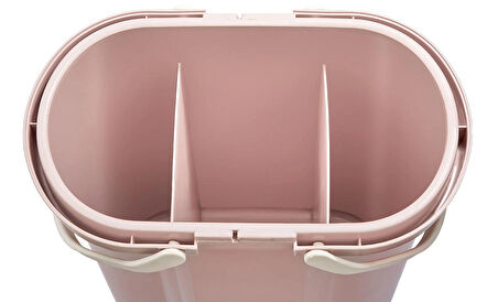 Vip Ahmet Premium Tablet Mop 3 Bölmeli Temizlik Kova Seti + 4 Yedek Bez - Kirli, Temiz ve Sıkma Su Hazneli Akıllı Temizlik Kovası