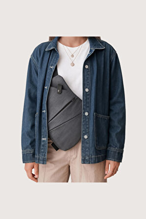 Viscoshy Hırsızlık Önleyici Seyahat Çantası Gri