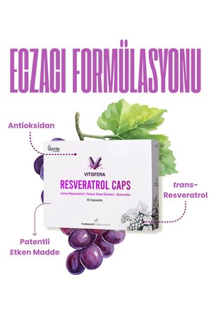 Resveratrol Caps Kür Paketi (4 Kutu)