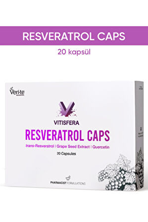 Resveratrol Caps Kür Paketi (4 Kutu)
