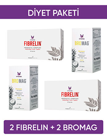 Diyet Paketi (2 Bromag + 2 Fibrelin)
