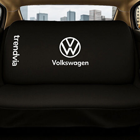 Volkswagen Siyah Renk Ön ve Arka Koltuk Kılıfı Penye Servis Seti – Araba Koltuk Koruyucu