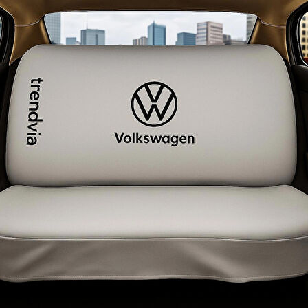Volkswagen Gri Renk Ön ve Arka Koltuk Kılıfı Penye Servis Seti – Araba Koltuk Koruyucu
