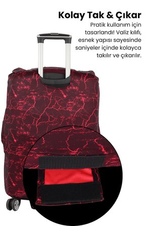 Valiz Kılıfı Bavul Koruyucu Yıkanabilir