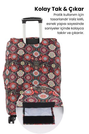 Valiz Kılıfı Bavul Koruyucu Yıkanabilir