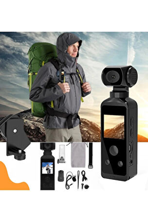 Sesli Kayıt Mikrofonlu ve Hoparlörlü 4-5 Saat Arası Kesintisiz Video Çekebilen Aksiyon Kamerası