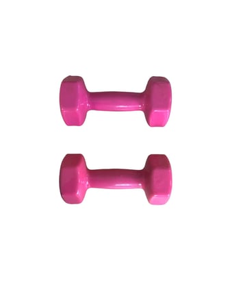 CKSpor 2’li Vinyl Dambıl Seti 5 Kg x 2 – Evde Fitness & Pilates İçin Vinil Kaplı Demir Dambıl