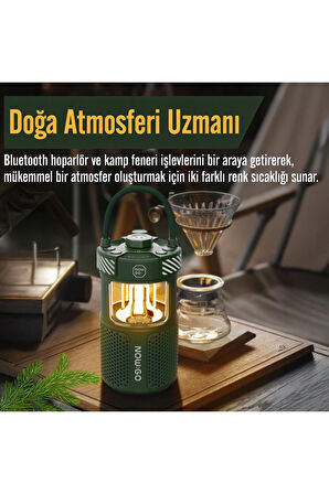  F1 20W Bluetoooth Hoparlör Taşınabilir Powerbank Kamp Feneri 