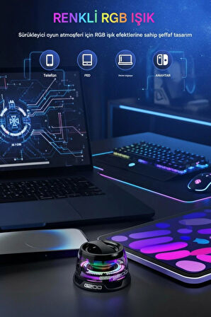  G200 Cepini Mıknatıslı Bluetooth Speaker iPhone android Telefon standı 5W Mini RGB