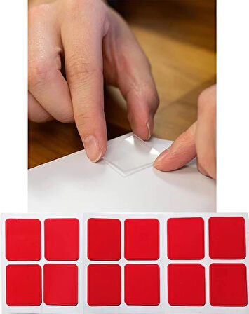 Vodaseal Superfix Kesilmiş Çift Taraflı Akrilik Montaj Bantları - 12 Parça