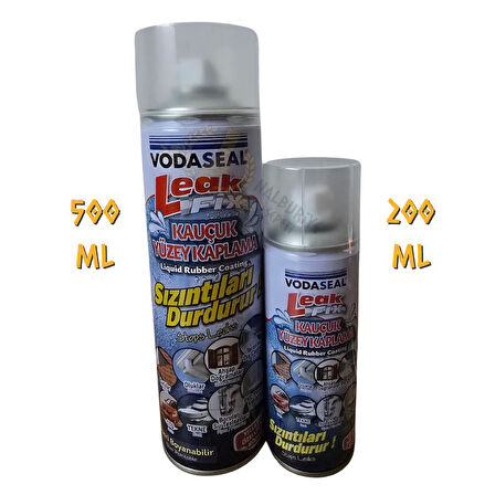 VodaSeal LeakFix Kauçuk Kaplama Sızdırmazlık Spreyi 500 ml. - Şeffaf