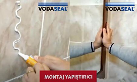 VodaSeal Monte-Et Yapıştır-Yalıt-Doldur Macunu Tüp Beyaz - 75 gr.