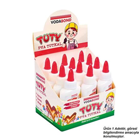 VodaBond Tuty PVA Karton-Ahşap-Kumaş Tutkalı Şeffaf 100 ml.