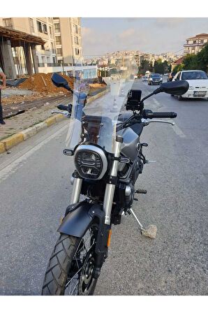 Voge ACX 525 Siperlik Ön Cam 2023 2024 Model 58cm Şeffaf Renkli 4mm