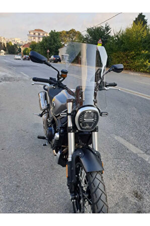 Voge ACX 525 Siperlik Ön Cam 2023 2024 Model 58cm Şeffaf Renkli 4mm