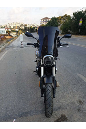 Voge ACX 525 Siperlik Ön Cam 2023 2024 Model 58cm Siyah Renkli 4mm