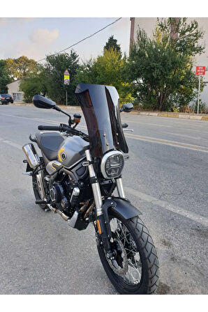 Voge ACX 525 Siperlik Ön Cam 2023 2024 Model 58cm Siyah Renkli 4mm
