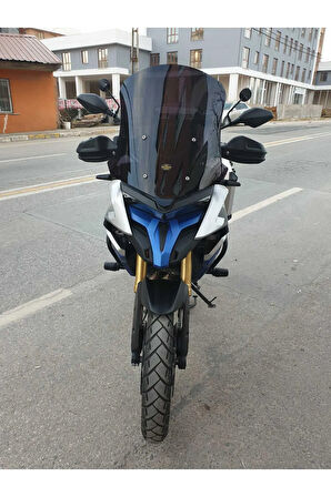 MOTOCAM Voge DS 625X Siperlik Ön Cam 2023-2025 Model 65cm Siyah Renkli 4mm UZUN CAM