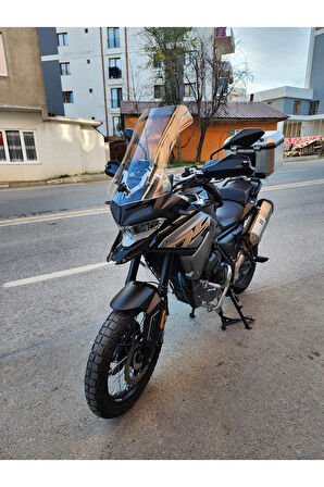 Voge DSX 650 Siperlik Ön Cam 2022 Model 55cm Şeffaf Renkli 4mm KISA SPOR CAM