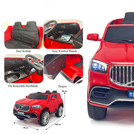 Akülü Uzaktan Kumandalı Araba VOYAGE GT 4x2 Deri Koltuklu