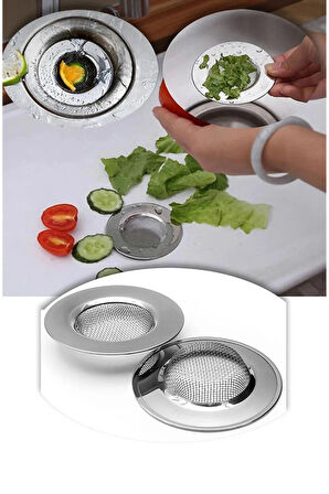 Paslanmaz Çelik Lavabo Süzgeci Evye 7,5 Cm