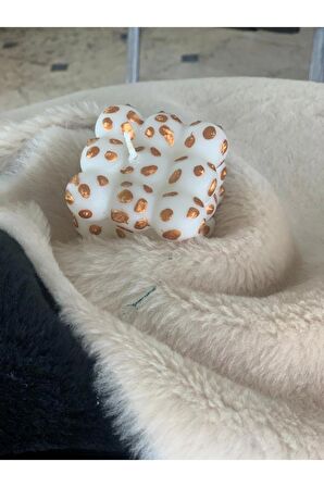 Renkli Kokulu Aromatik Esanslı (kokulu) Tasarım Dekoratif Bubble Mum
