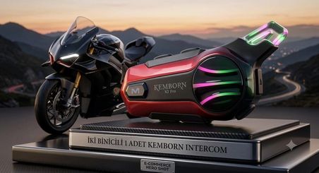 X2 Pro Motosiklet Kask Kulaklık 5. Nesil 2 binicili 1ADET Müzik Palaşımlı Intercom