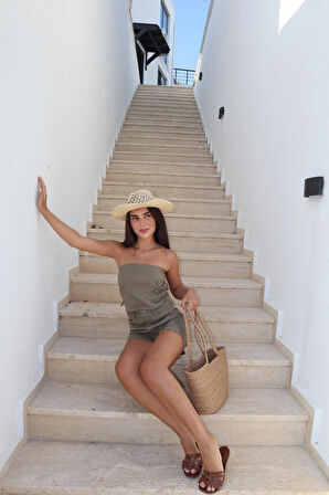 Vesta Straplez Haki Büstiyer