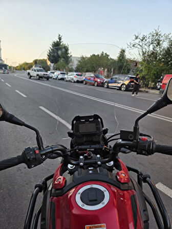 MOTOCAM Suzuki V-Strom DL 250 Siperlik Ön Cam 2017-2020 Model 51cm Şeffaf Renkli 4mm