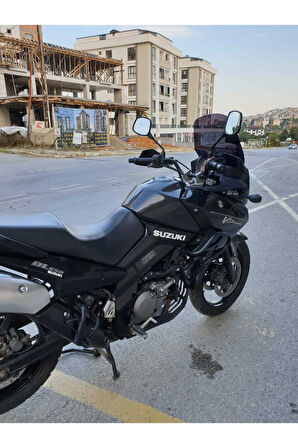 Suzuki V-strom DL 650-1000 Siperlik Ön Cam 2004-2010 Model 45cm Siyah Renkli 4mm
