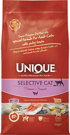 Unique Selective Cat Kedi Maması Somonlu 7kg