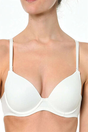 Kadın Ekru Dolgusuz Basic Sütyen 2150.