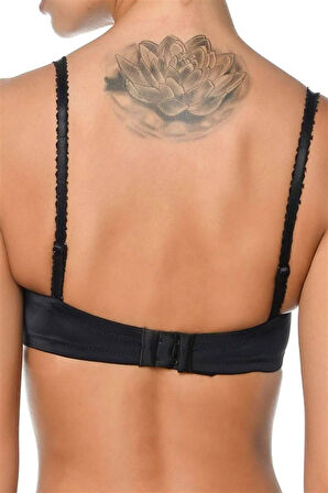 Kadın Siyah Straplez Dolgusuz Sütyen 2550s