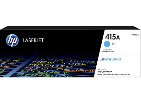 HP W2031A (415A) MAVİ TONER 2.100 SAYFA