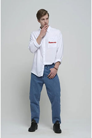 The Weeknd Baskılı Unisex Rapper Gömlek