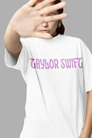 1989 Taylor Swift Baskılı Unisex Oversize Şarkıcı Tişört