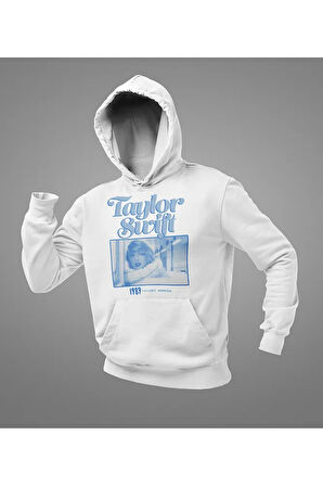 Özel Tasarım Taylor Swift Baskılı Unisex Oversize Şarkıcı Hoodie