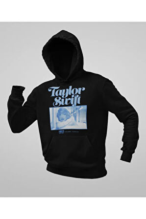 Özel Tasarım Taylor Swift Baskılı Unisex Oversize Şarkıcı Hoodie