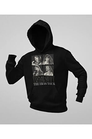 Unisex Taylor Swift The Eras Tour Baskılı Oversize Hoodie